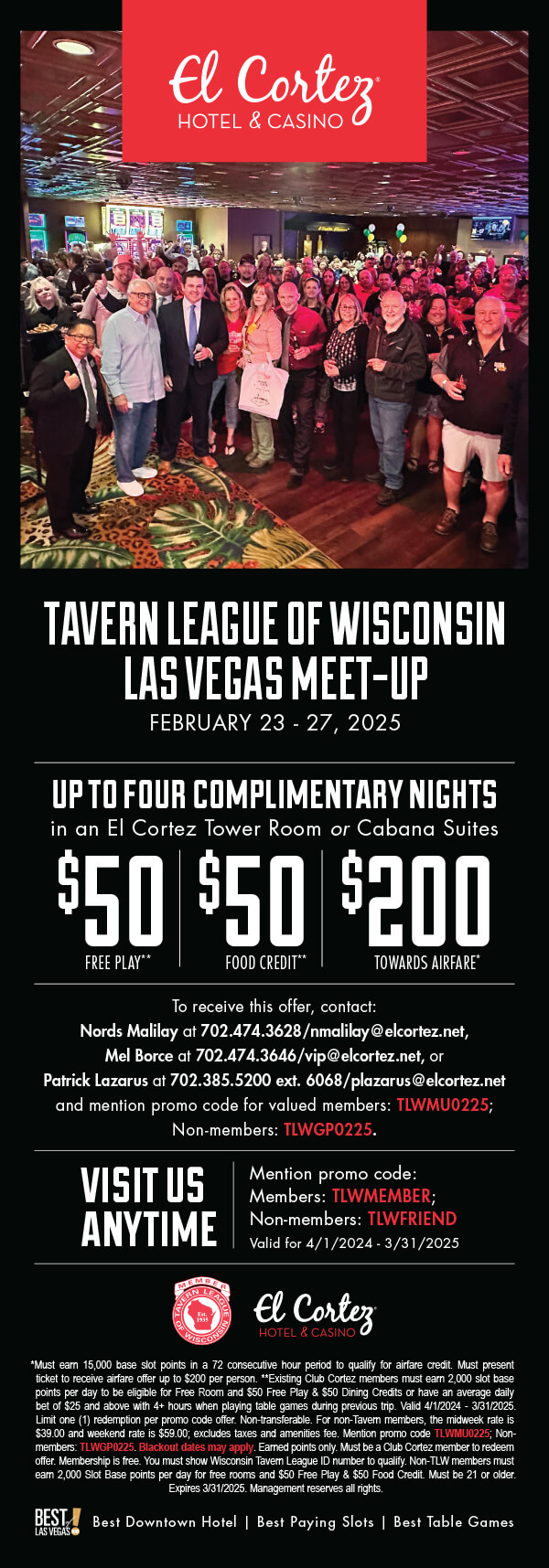 Las Vegas MeetUp Tavern League of Wisconsin
